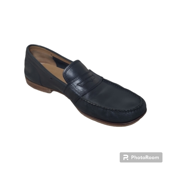 Cole Haan Matt Black Leather Penny Loafers Size Men's 10 M C21294 - Picture 5 of 14